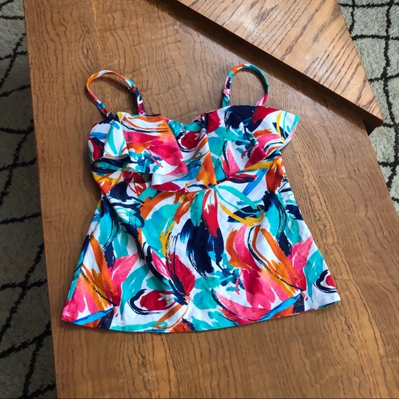 Colorful tankini top - Picture 5 of 7